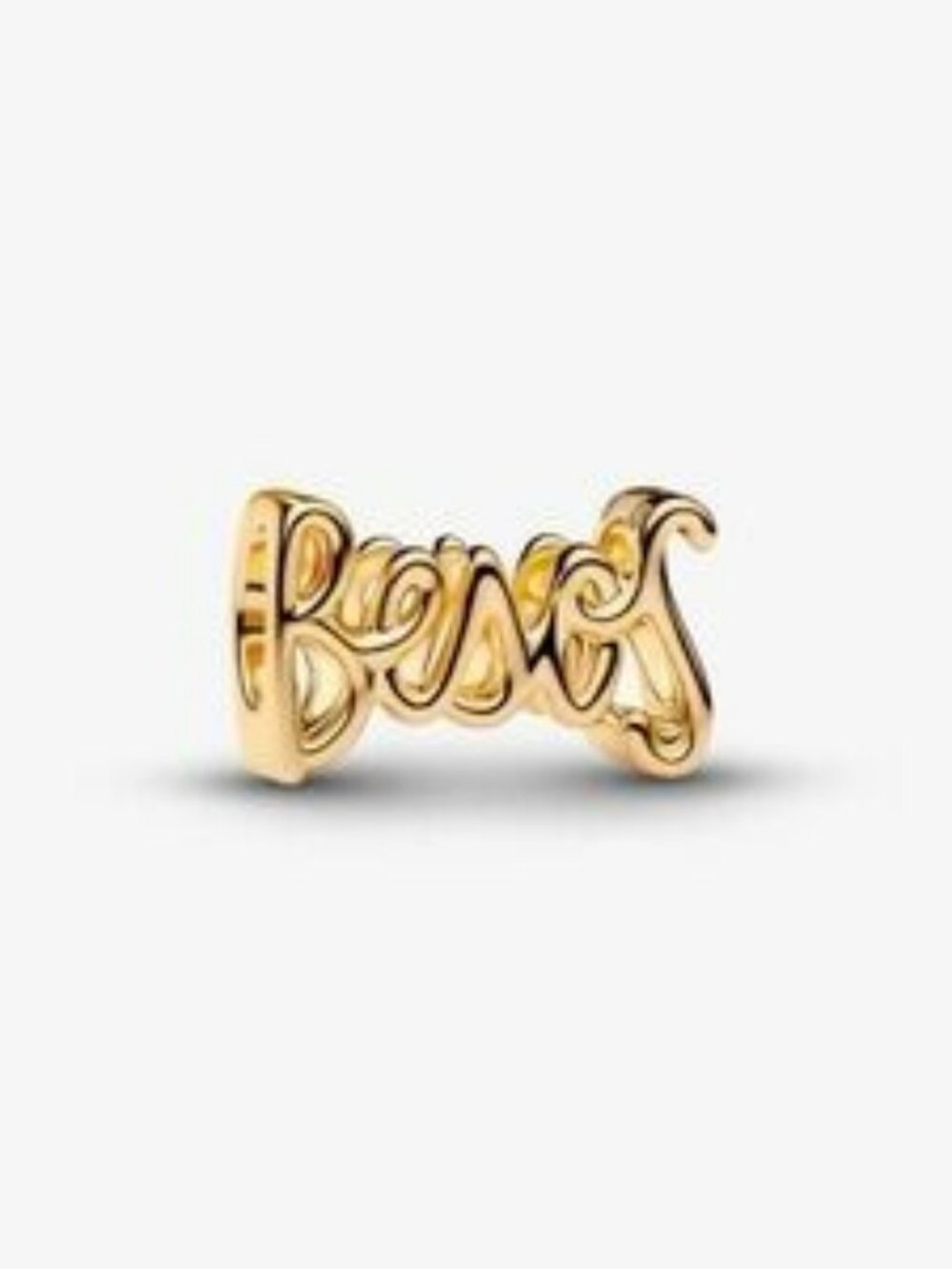 Authentic Besos Script Charm